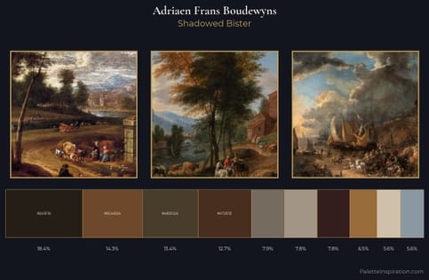 Adriaen Frans Boudewyns Palette 4
