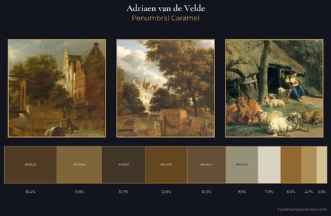 Adriaen van de Velde Palette 5