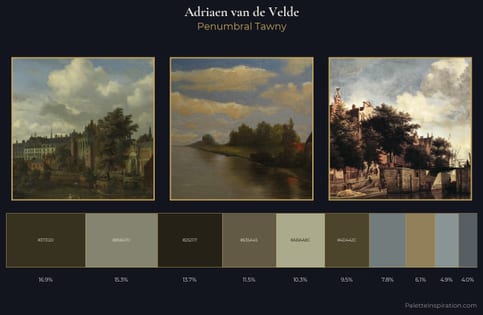Adriaen van de Velde Palette 7