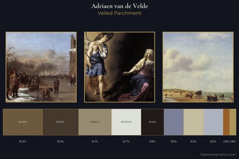 Adriaen van de Velde Master Palette