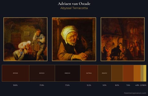 Adriaen van Ostade Palette 9