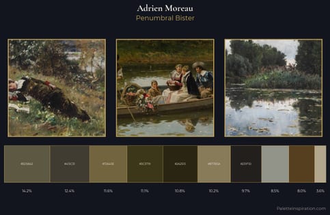 Adrien Moreau Palette 6 - Penumbral Bister