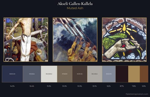 Akseli Gallen-Kallela Palette 5