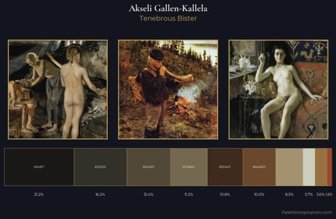Akseli Gallen-Kallela Palette 6