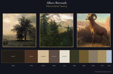 Albert Bierstadt Palette 9