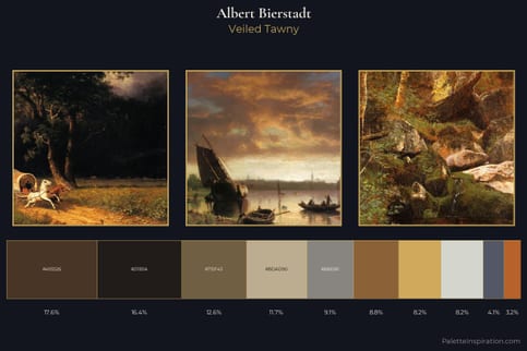 Albert Bierstadt Master Palette