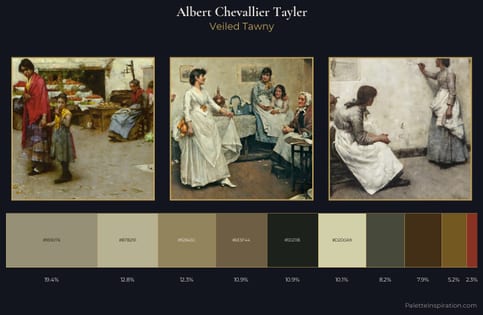 Albert Chevallier Tayler Palette 2 - Veiled Tawny