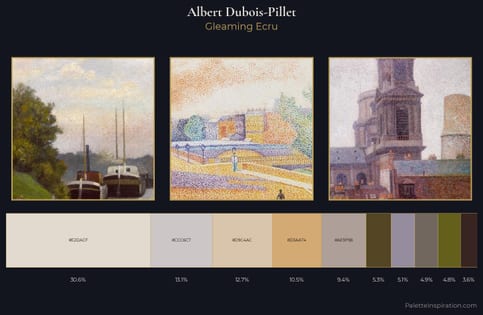 Albert Dubois-Pillet Palette 3