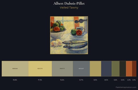 Albert Dubois-Pillet Palette 4 - Veiled Tawny
