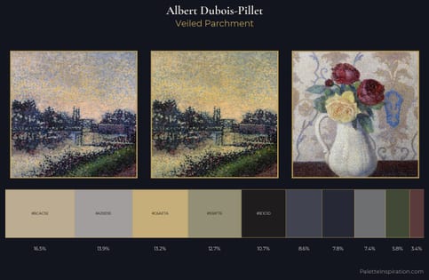 Albert Dubois-Pillet Palette 5