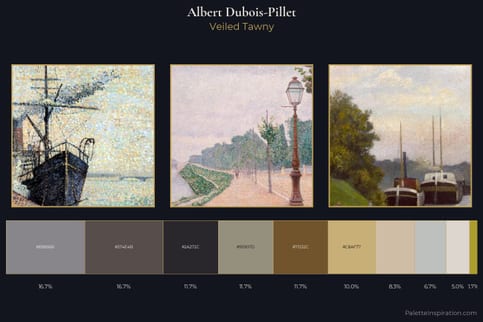Albert Dubois-Pillet Master Palette - Veiled Tawny
