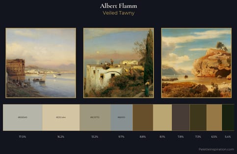 Albert Flamm Palette 5 - Veiled Tawny