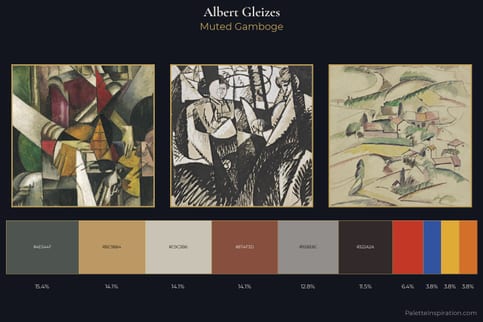 Albert Gleizes Master Palette