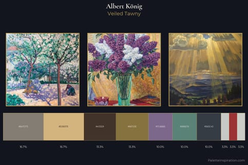 Albert König Master Palette - Veiled Tawny