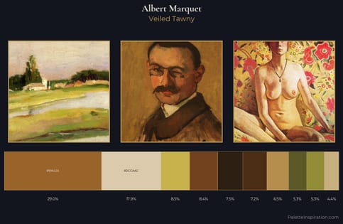 Albert Marquet Palette 4 - Veiled Tawny
