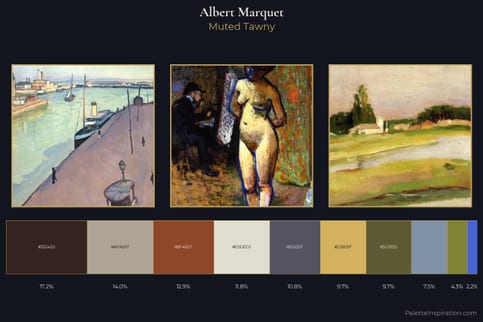 Albert Marquet Master Palette