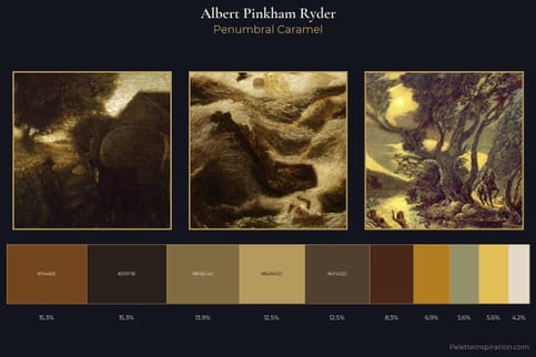 Albert Pinkham Ryder Master Palette