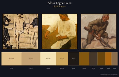 Albin Egger-Lienz Palette 3