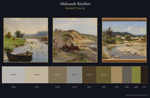 Aleksandr Kiseliov Palette 2 - Veiled Tawny