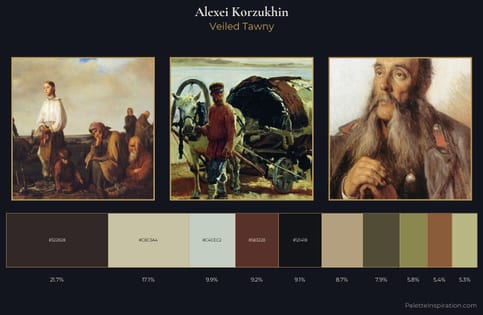 Alexei Korzukhin Palette 3 - Veiled Tawny