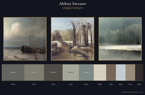 Aleksey Savrasov Palette 5
