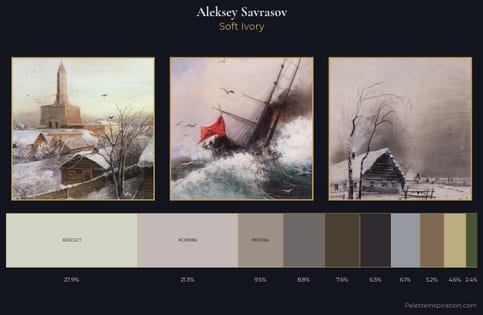 Aleksey Savrasov Palette 6
