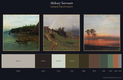Aleksey Savrasov Palette 12