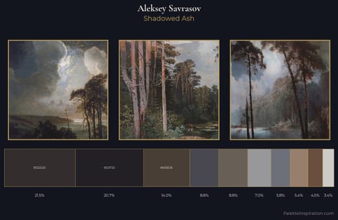 Aleksey Savrasov Palette 13
