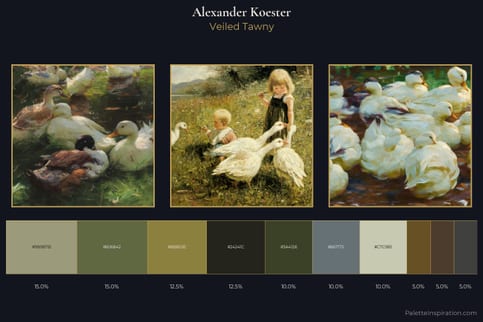 Alexander Koester Master Palette - Veiled Tawny