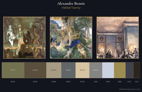 Alexandre Benois Palette 8 - Veiled Tawny