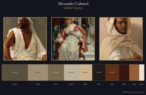 Alexandre Cabanel Palette 4