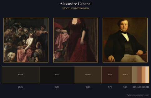 Alexandre Cabanel Palette 9