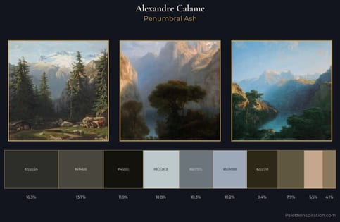 Alexandre Calame Palette 2