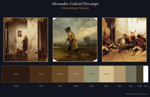 Alexandre-Gabriel Decamps Palette 4