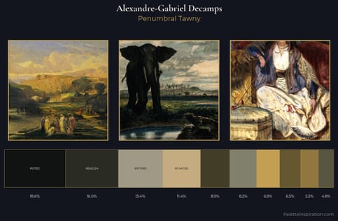 Alexandre-Gabriel Decamps Palette 6