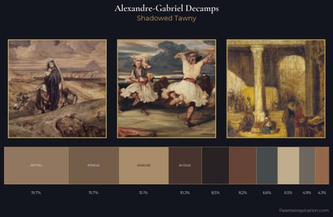 Alexandre-Gabriel Decamps Palette 7