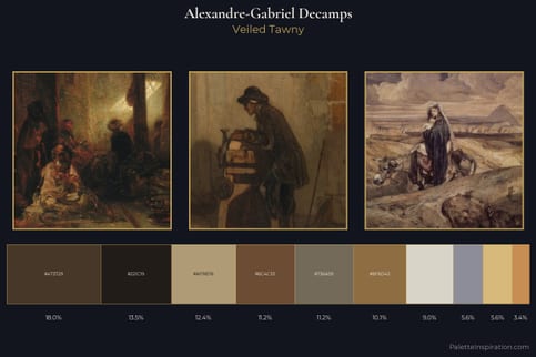 Alexandre-Gabriel Decamps Master Palette