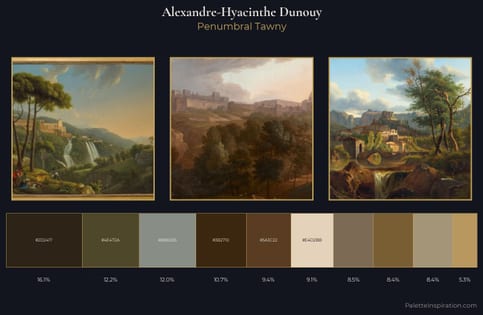 Alexandre-Hyacinthe Dunouy Palette 3 - Penumbral Tawny
