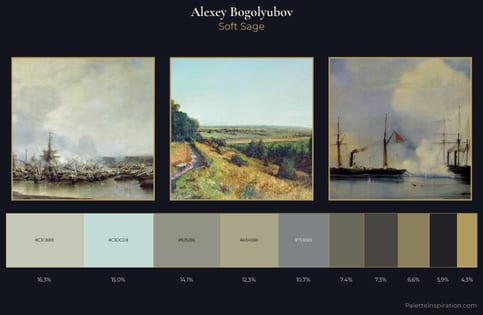 Alexey Bogolyubov Palette 6 - Soft Sage