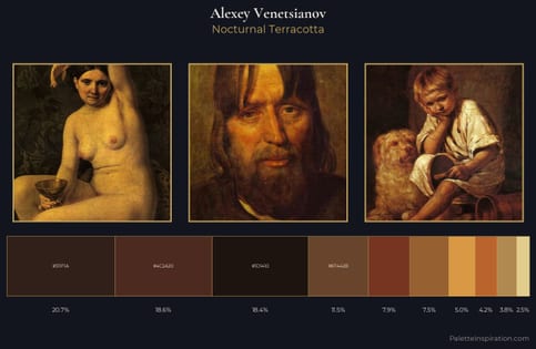 Alexey Venetsianov Palette 9