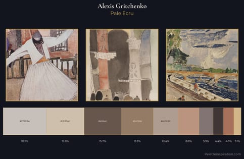 Alexis Gritchenko Palette 1 - Pale Ecru