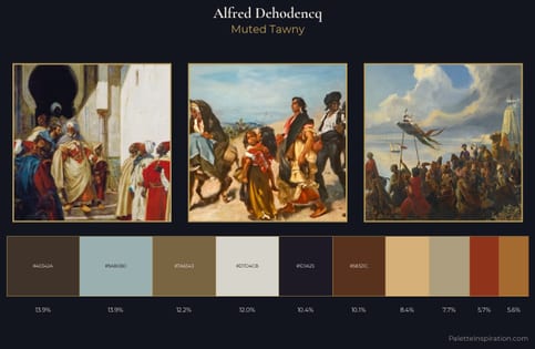 Alfred Dehodencq Palette 2