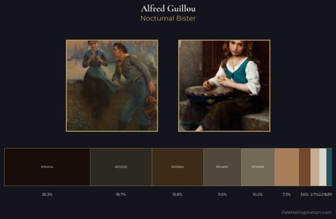 Alfred Guillou Palette 4 - Nocturnal Bister