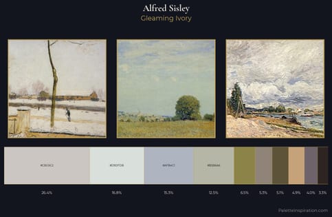 Alfred Sisley Palette 2