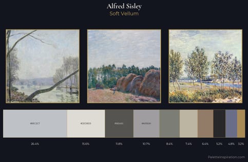 Alfred Sisley Palette 3