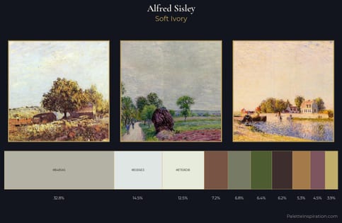 Alfred Sisley Palette 4