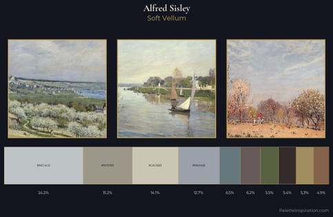Alfred Sisley Palette 9