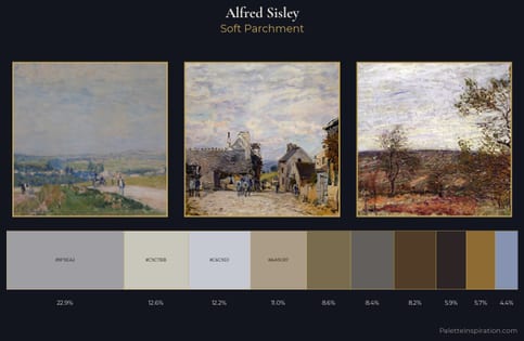 Alfred Sisley Palette 10