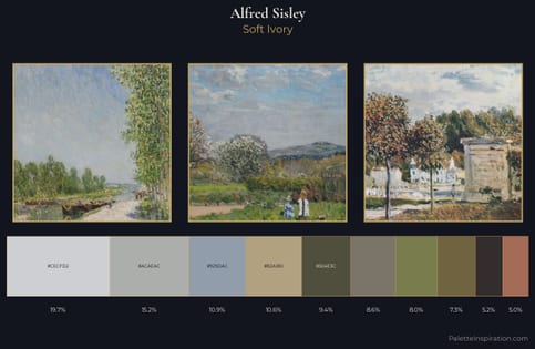 Alfred Sisley Palette 11