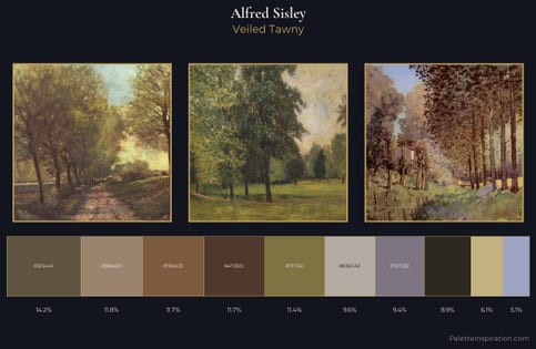Alfred Sisley Palette 16